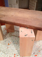 raised cutting board with legs