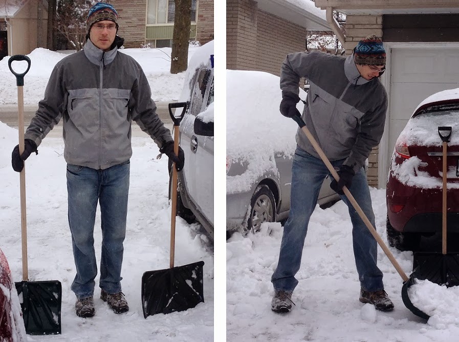 Extra Long Snow Shovel for Tall People