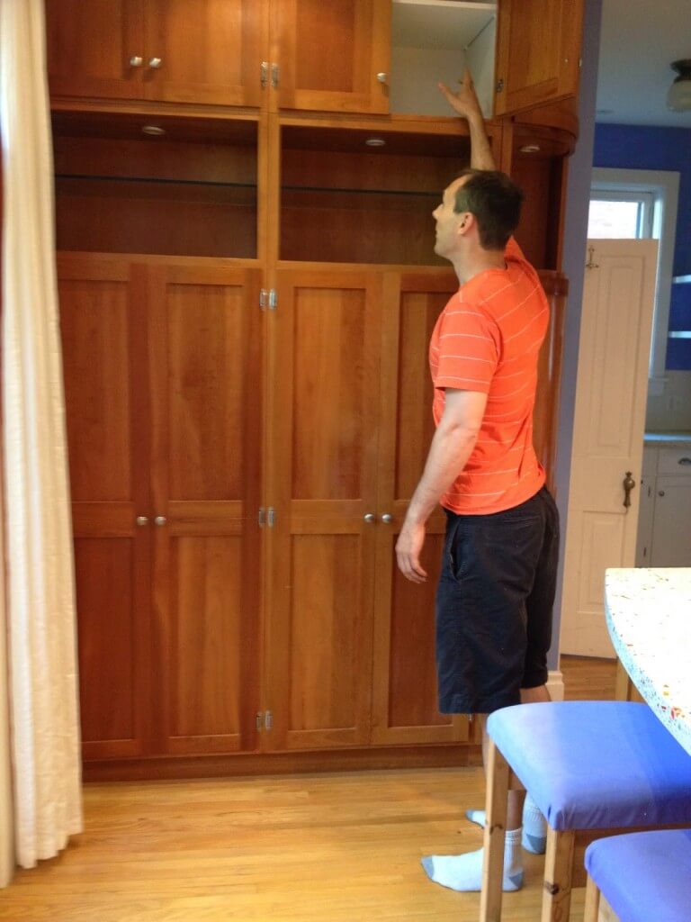 High kitchen cupboards for tall people