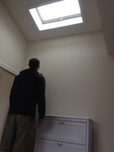 Skylight is Helpful for Tall People