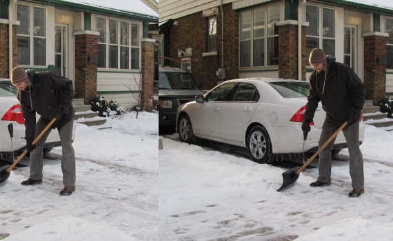 Snow Shovel Handle Extension