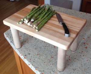 Raised Cutting Board for Tall People