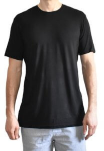 T-shirts for Tall Skinny Guys Black