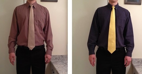 The 63" and 70" extra long ties for tall men
