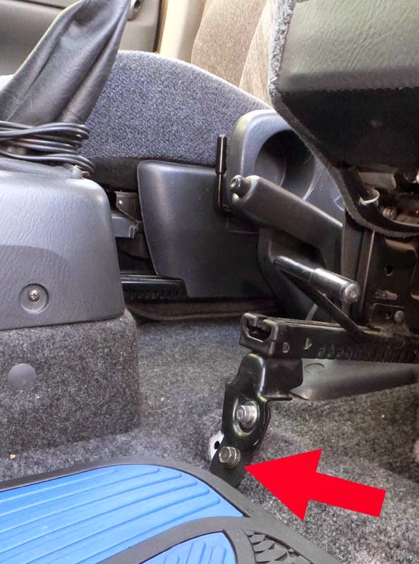 Custom car seat bracket 