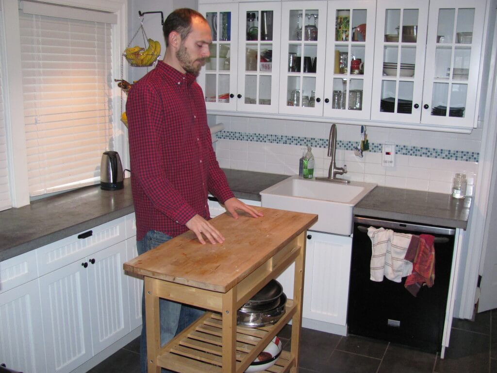 Raised Kitchen Island Height for Tall People - Tall.Life