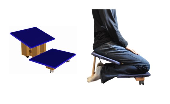 Low Profile Kneeling Chair for Tall People Featured