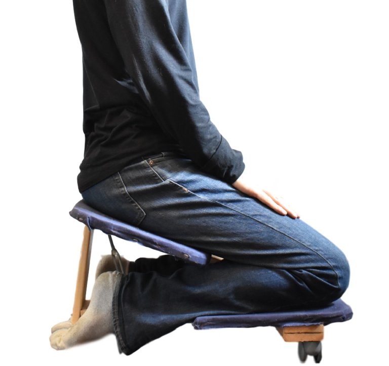 The Low Profile Kneeling Chair for Sitting at Low Surfaces - Tall.Life